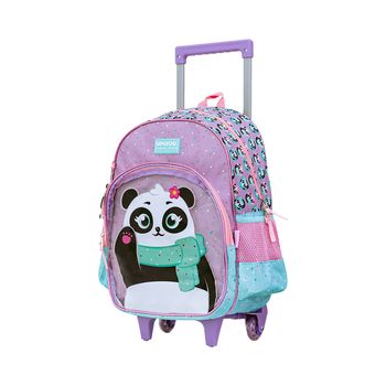 Mochila-Carrinho-Lilas-Kids-Panda-Bolso-Frontal-|-Luxcel-Tamanho--UN---Cor--LILAS-0